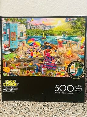 ‼️BOGO FREE‼️ Aimee Stewart Family Campsite 500 Piece Puzzle